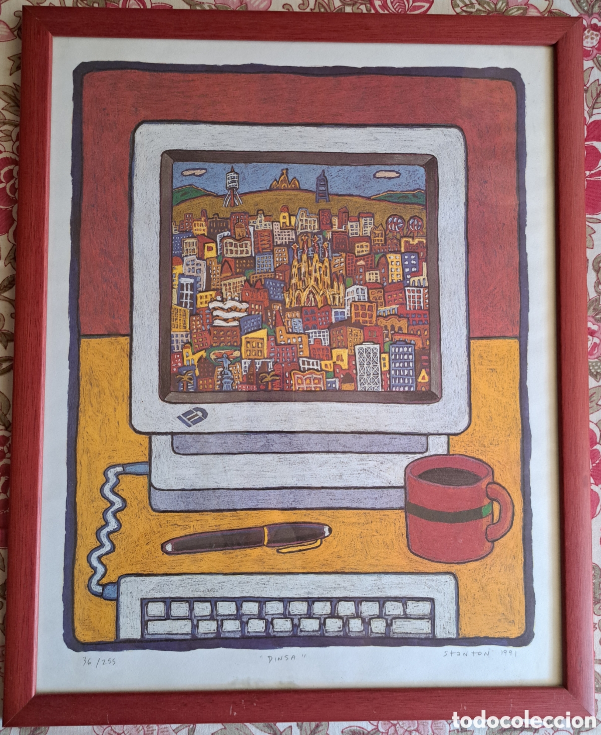 Arte: Litograf&iacute;a de Philip Stanton, de 1991 - Foto 2