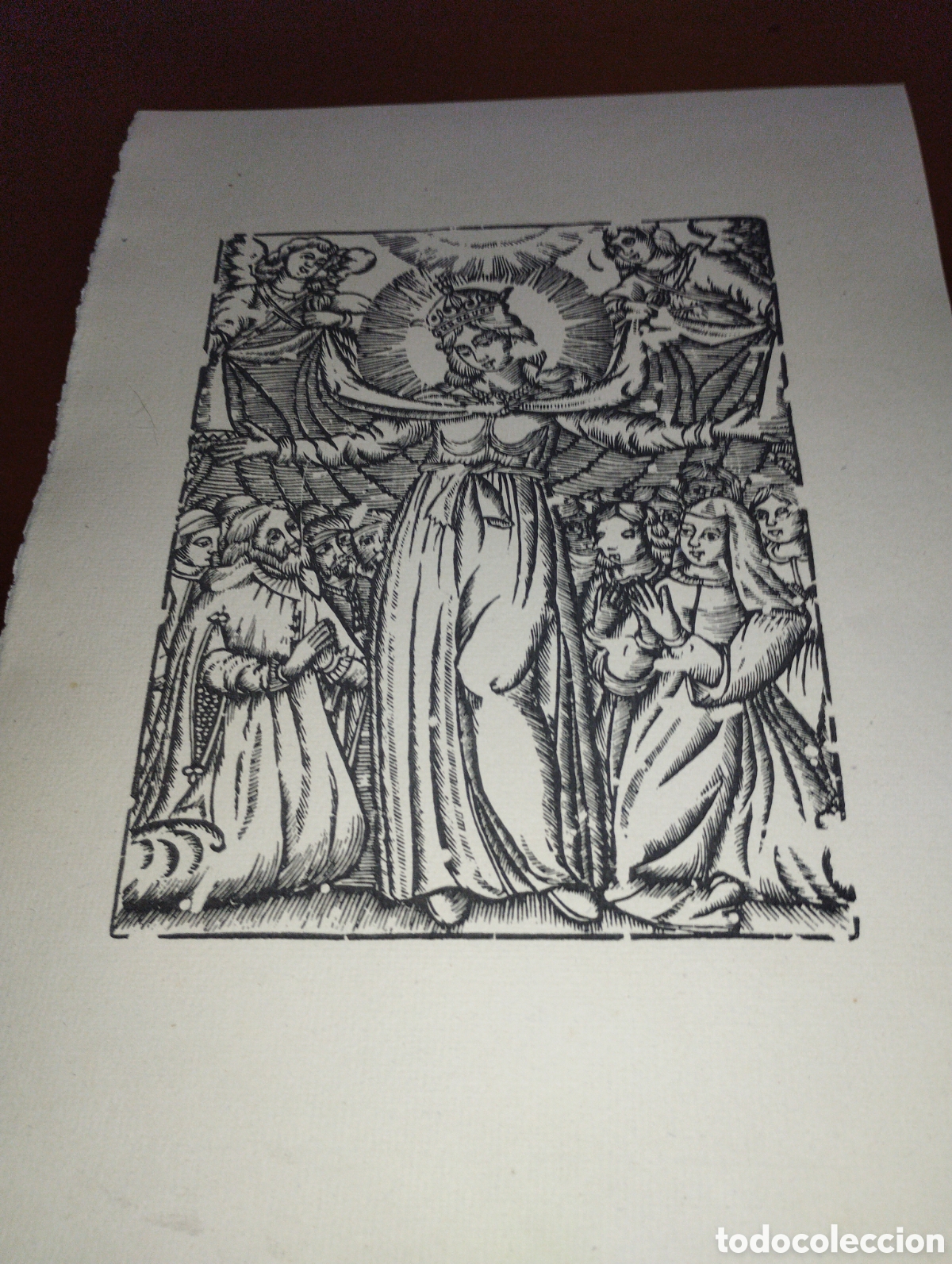 Arte: Litograf&iacute;a de Santa &Uacute;rsula - Foto 1