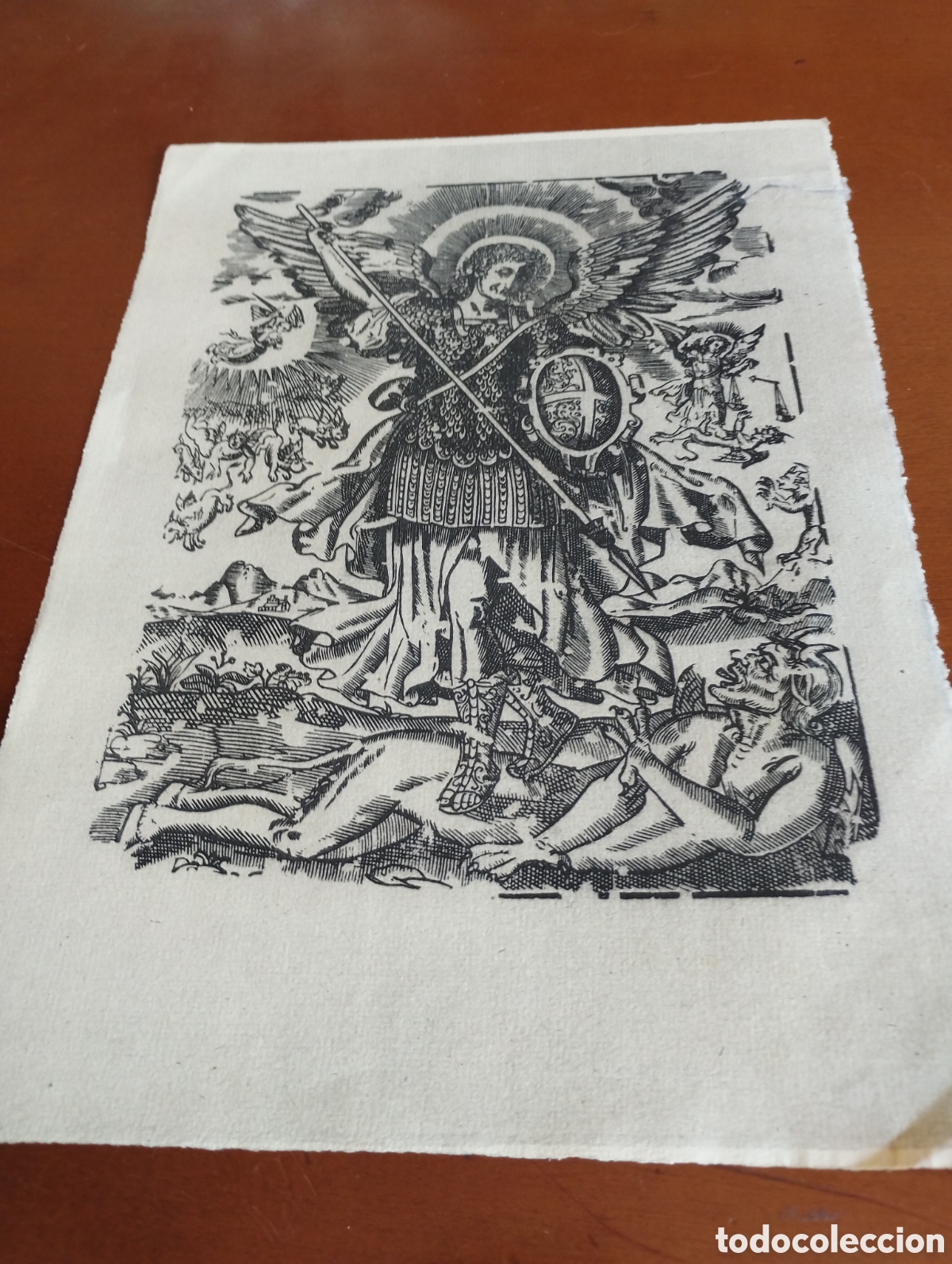 Arte: Litograf&iacute;a de San Jorge - Foto 1
