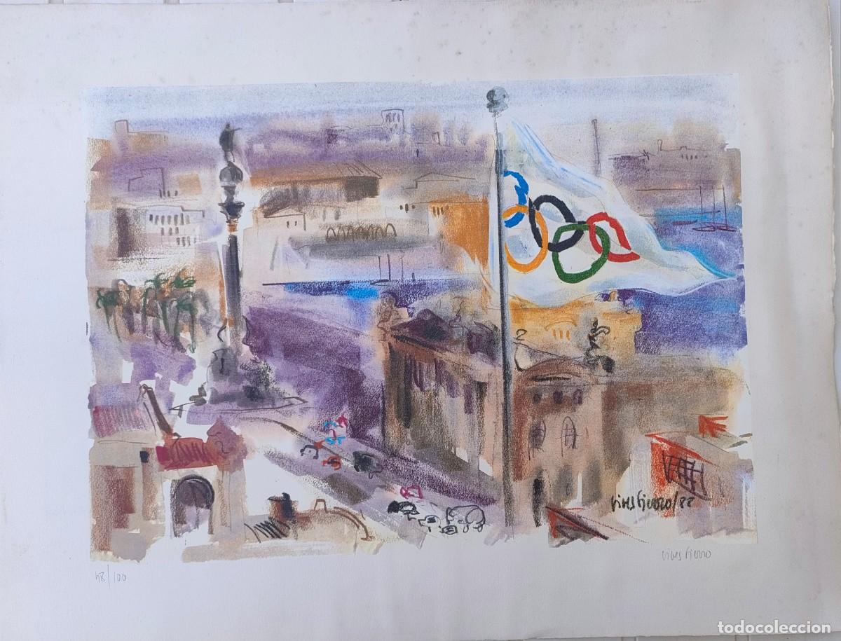 Arte: LITOGRAFIA DE VIVES FIERRO BARCELONA 92
