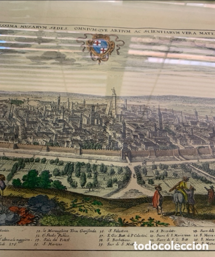 Arte: Litograf&iacute;a de Bologna - Foto 3