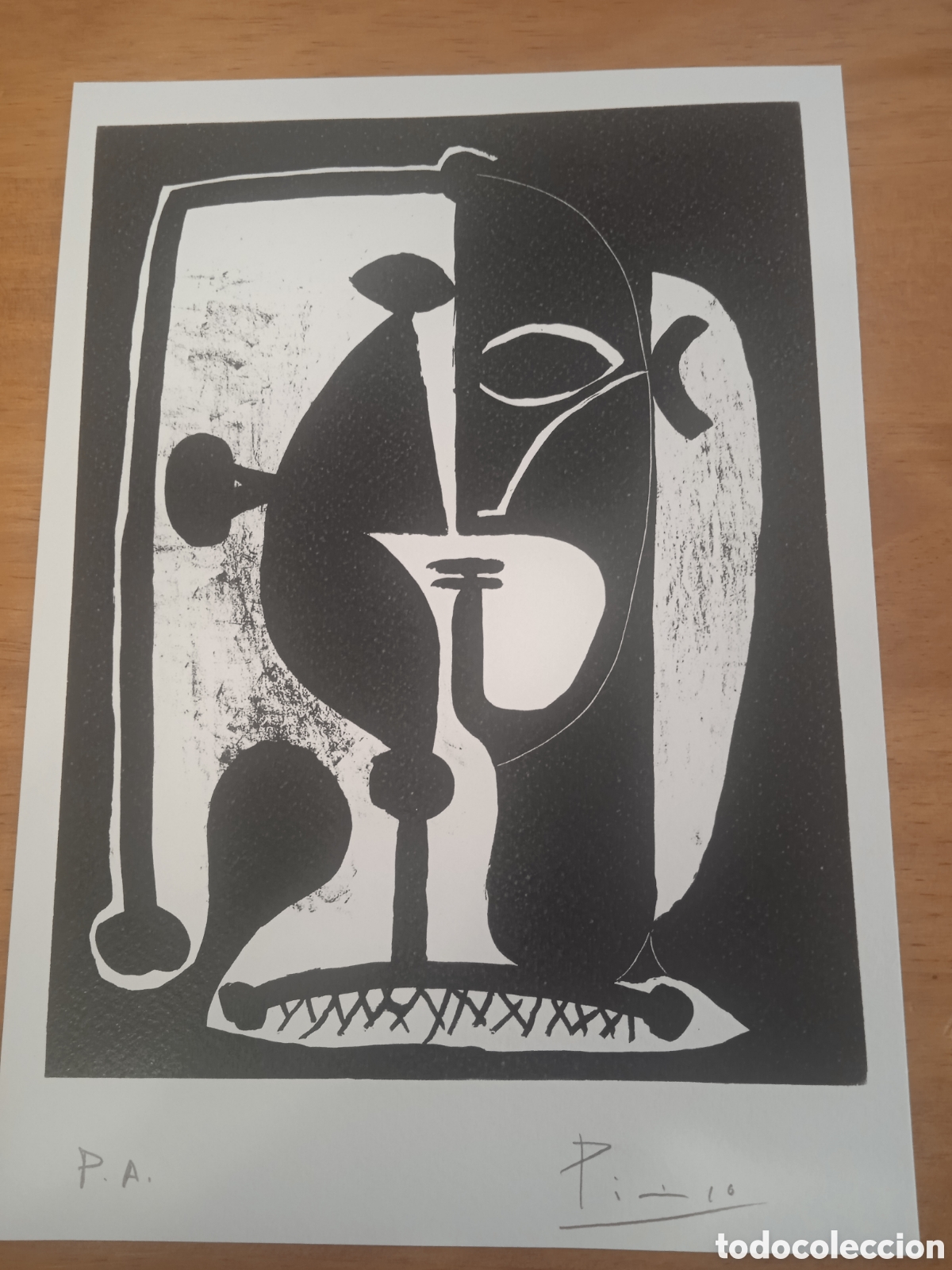 Arte: Litograf&iacute;a de Picasso - Foto 1