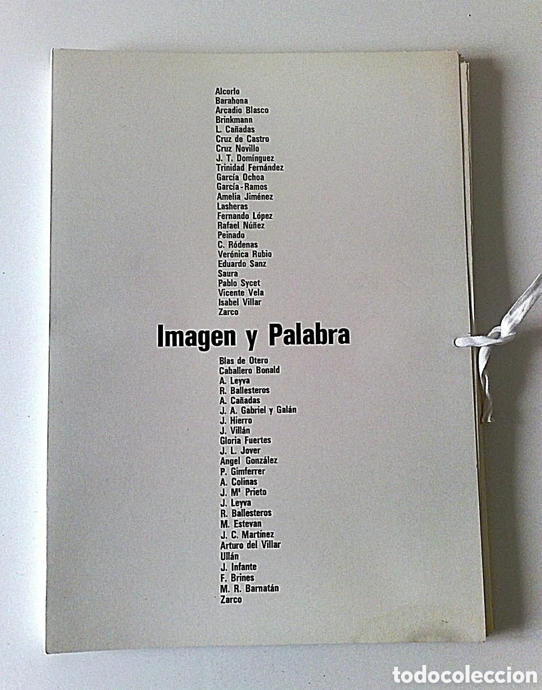 Arte: IMAGEN Y PALABRA 1978. Carpeta de 24&nbsp;litograf&iacute;as con poemas.