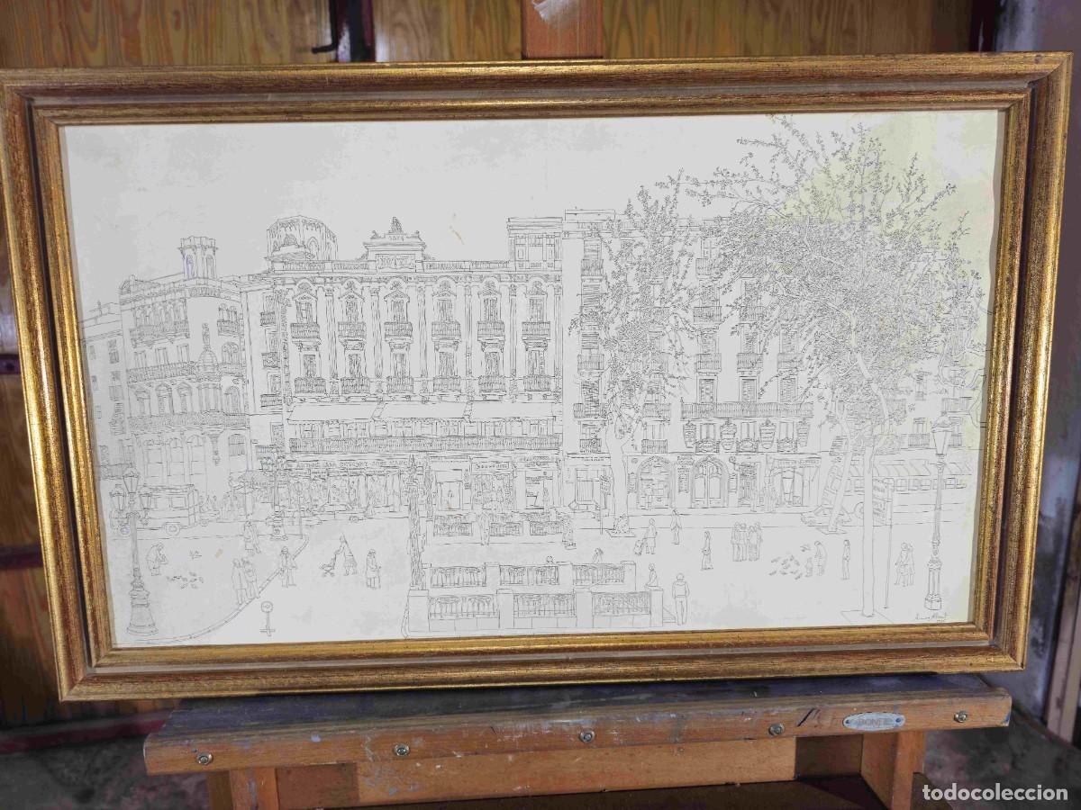 Arte: AURORA ALISENT LITOGRAFIA RAMBLAS CAFE OPERA - Foto 1