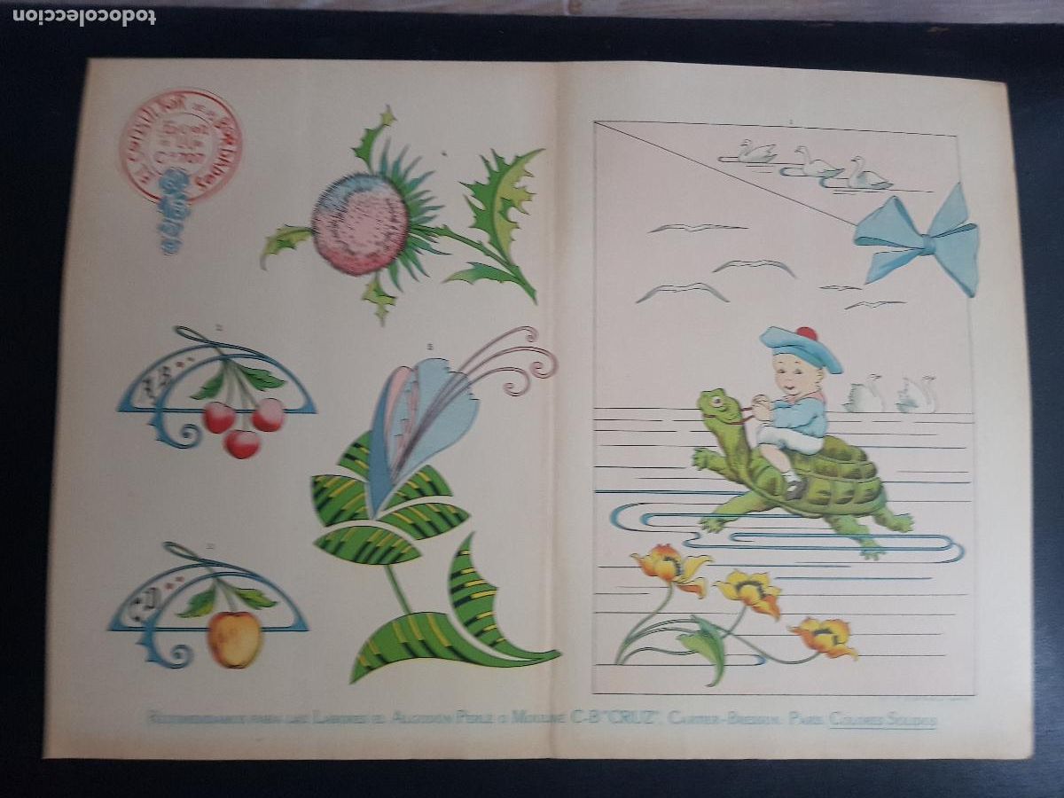 Arte: CONSULTOR DE LOS BORDADOS,EDICION DE LUJO C&ordm;707-LITOGRAFIA E.ESTADELLA