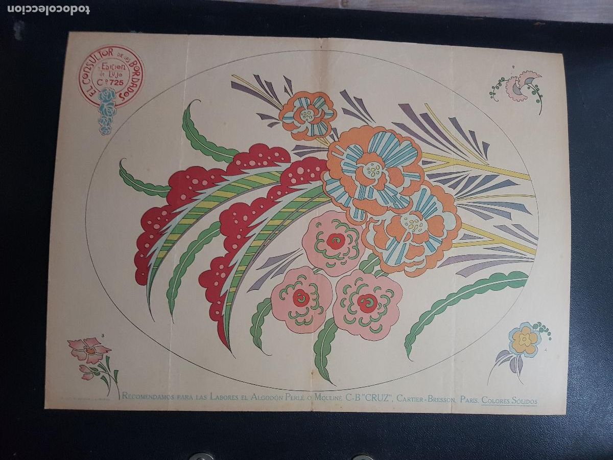 Arte: CONSULTOR DE LOS BORDADOS,EDICION DE LUJO C&ordm;725-LITOGRAFIA E.ESTADELLA