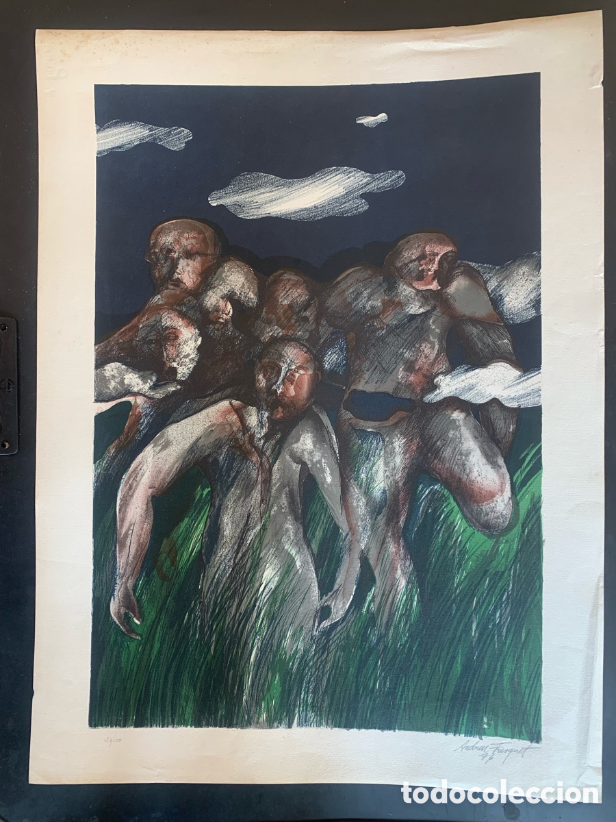 Arte: Litograf&iacute;a de Andreu Fresquet - Foto 1