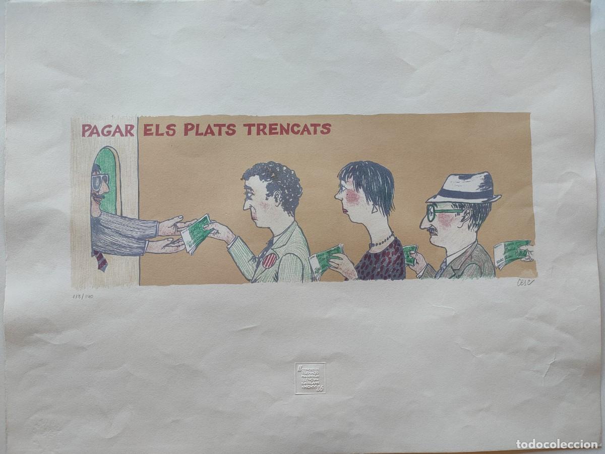 Arte: Cesc litografia original firmada y numerada - Foto 4