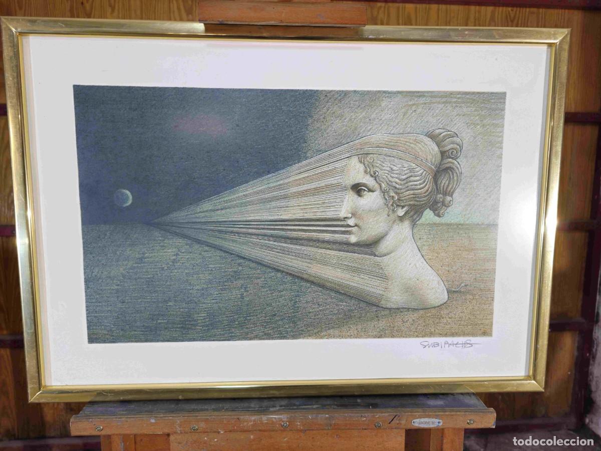Arte: SUBIRACHS LITOGRAFIA TITULO DIMENSIONES DEL SUE&Ntilde;O - Foto 1
