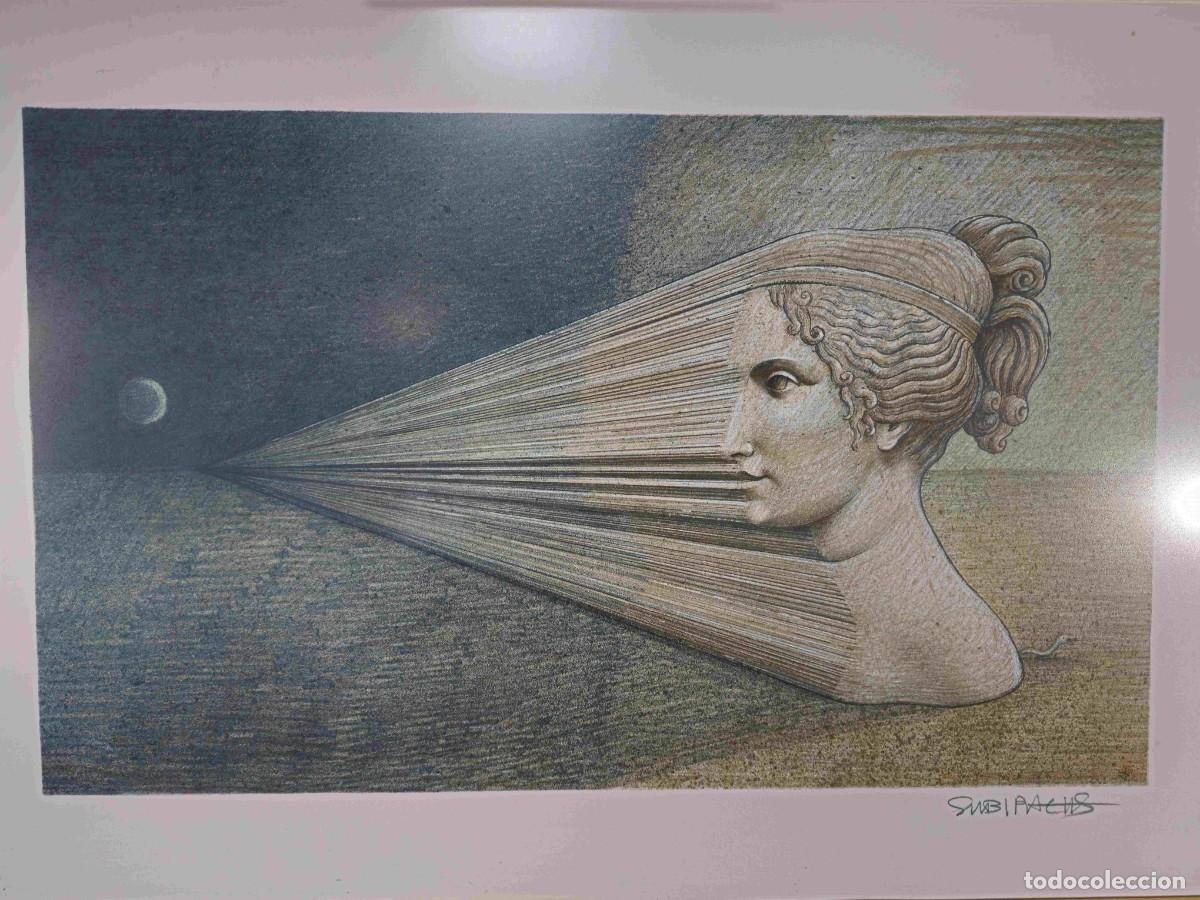 Arte: SUBIRACHS LITOGRAFIA TITULO DIMENSIONES DEL SUE&Ntilde;O - Foto 2