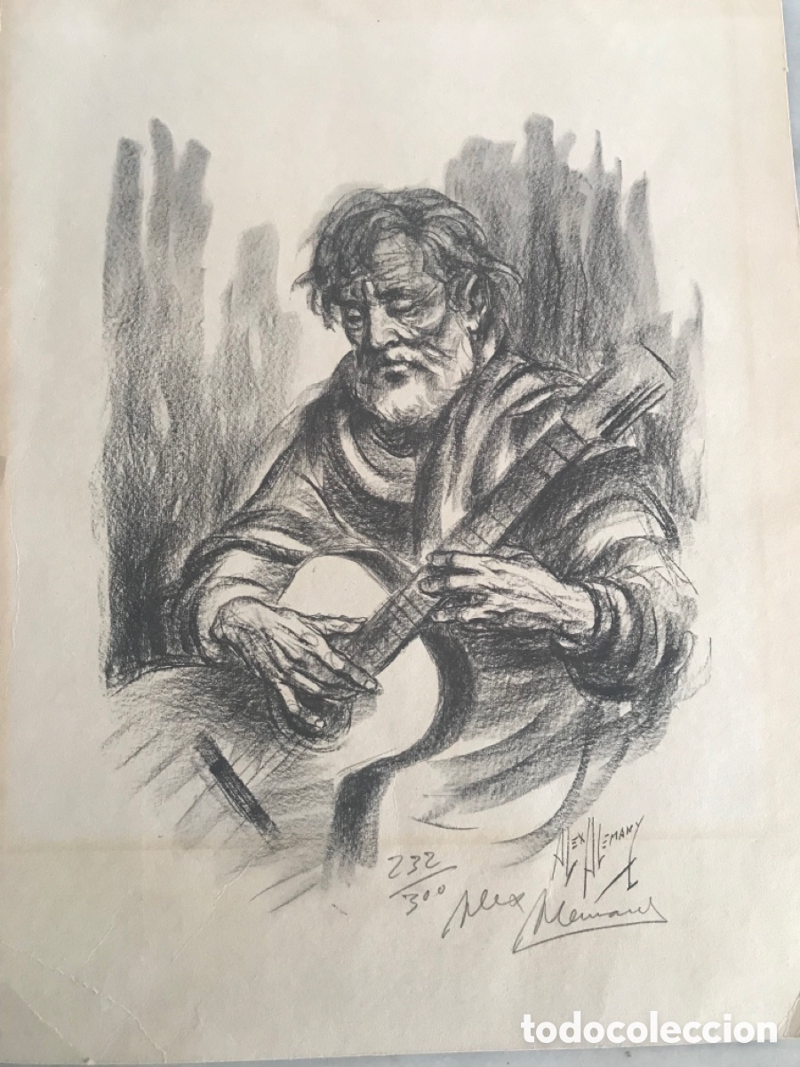 Arte: Litograf&iacute;a Alex Alemany - Foto 1