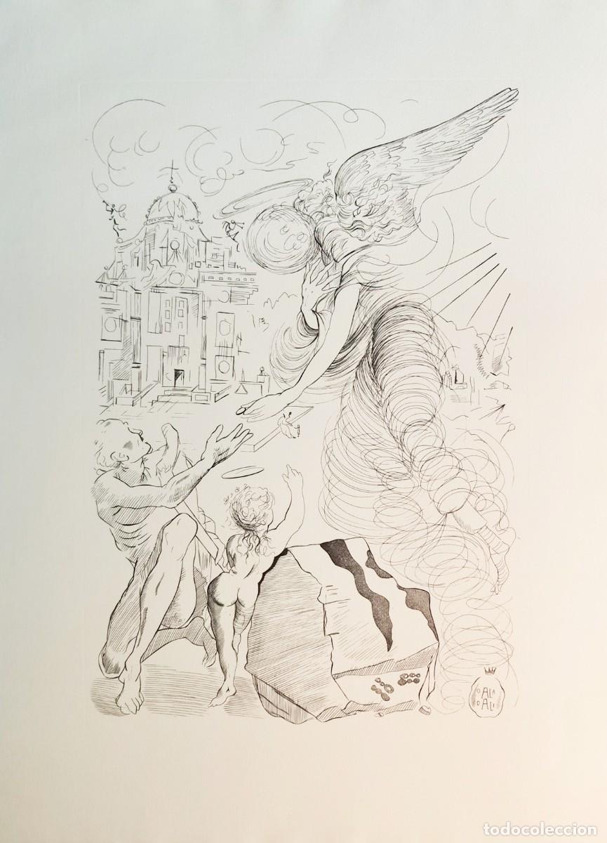 Arte: DALI - LITOGRAFIA &rdquo;LA VISITACI&Oacute;N&rdquo; - Foto 1