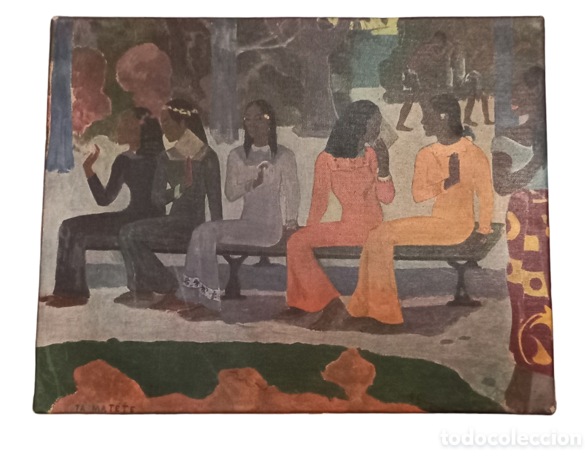 Art: Antigua oleograf&iacute;a de Gauguin Les Editions Braun 1955