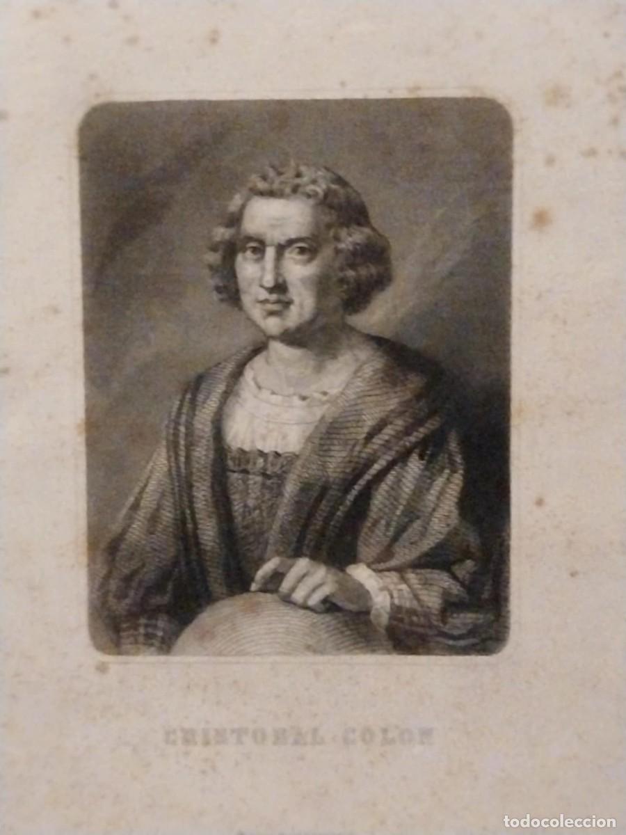 Arte: Cristobal Col&oacute;n, Colombus, s.XIX - Foto 2