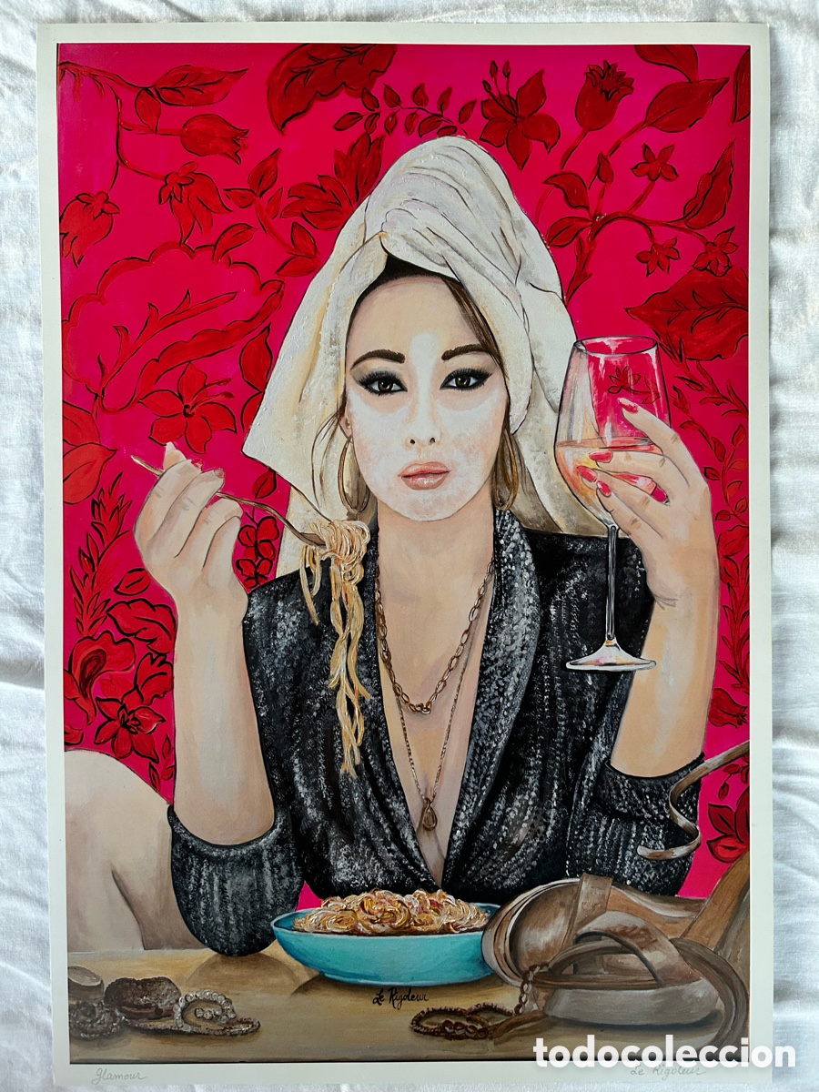 Arte: &ldquo;Seducci&oacute;n&rdquo; Impresi&oacute;n art&iacute;stica de la pintora Franco/colombiana LE RIGOLEUR