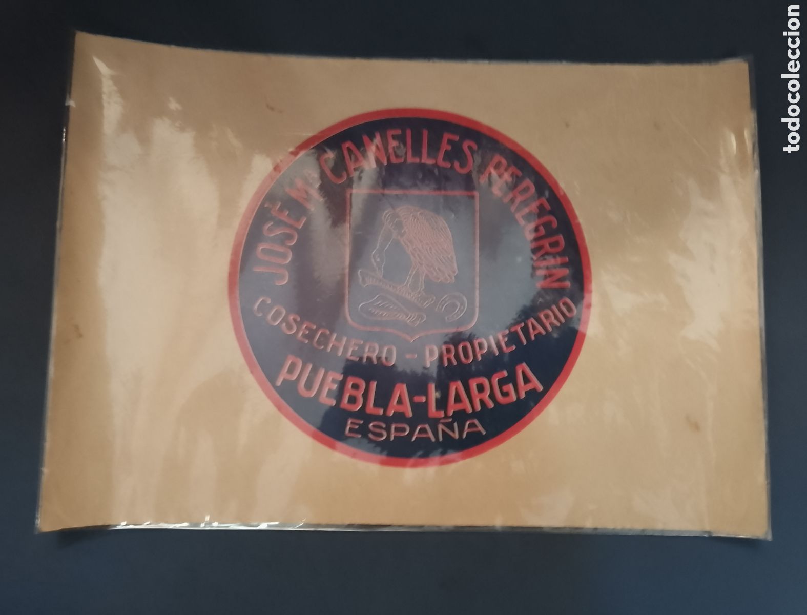 Kunst: JOS&Eacute; M&ordf; CANELLES PEREGRIN. COSECHERO -PORPIETARIO. PUEBLA-LARGA. VALENCIA, A&Ntilde;OS 20