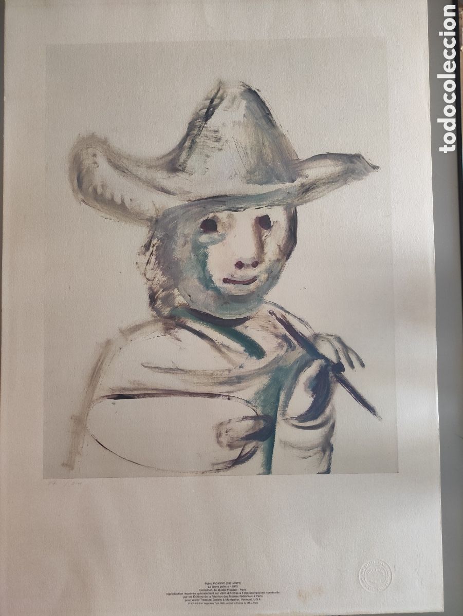 Arte: Picasso, litograf&iacute;a numerada a mano - Foto 1