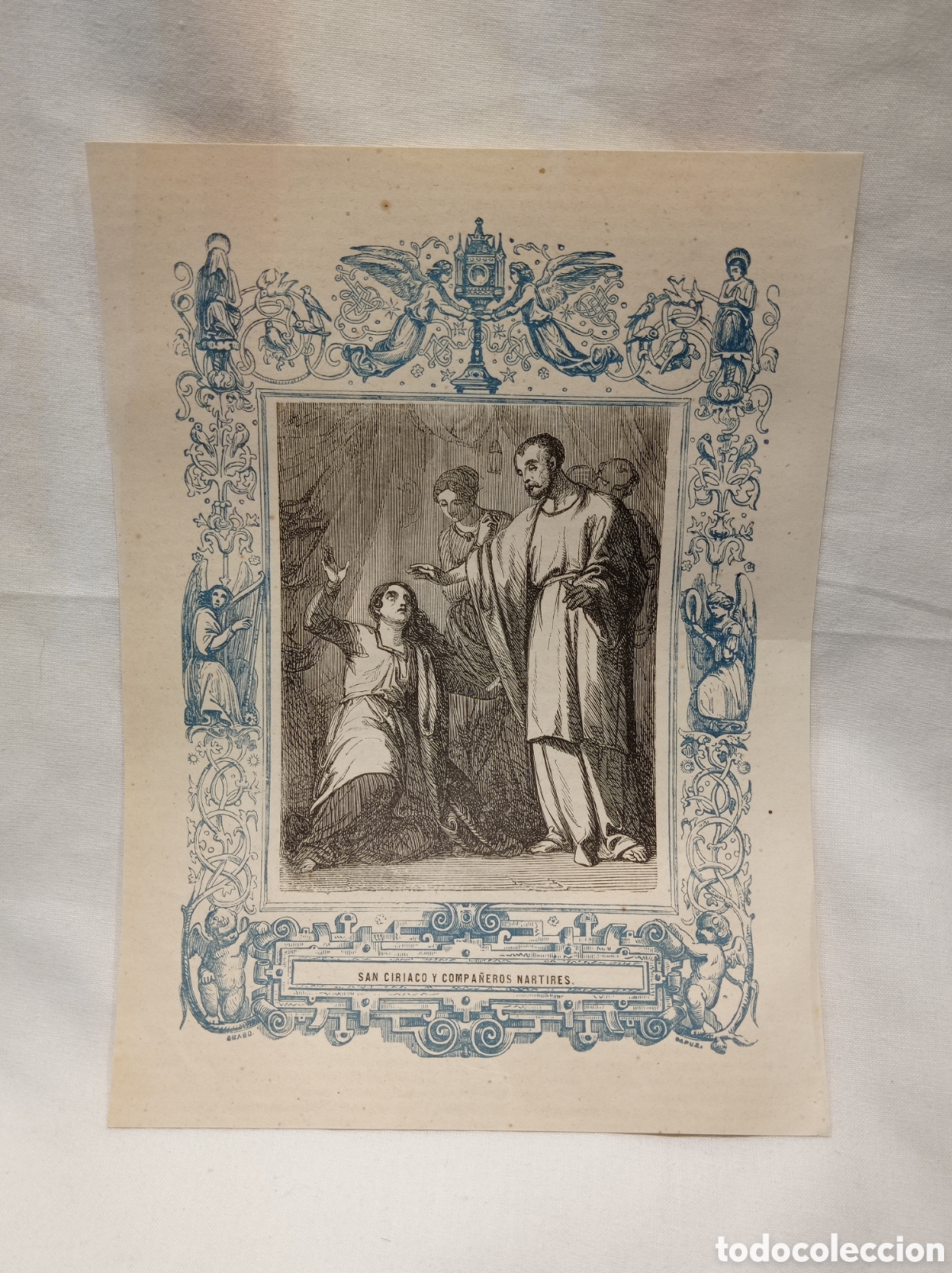 Arte: ANTIGUA LITOGRAF&Iacute;A SAN CIRIACO Y COMPA&Ntilde;EROS M&Aacute;RTIRES 1853