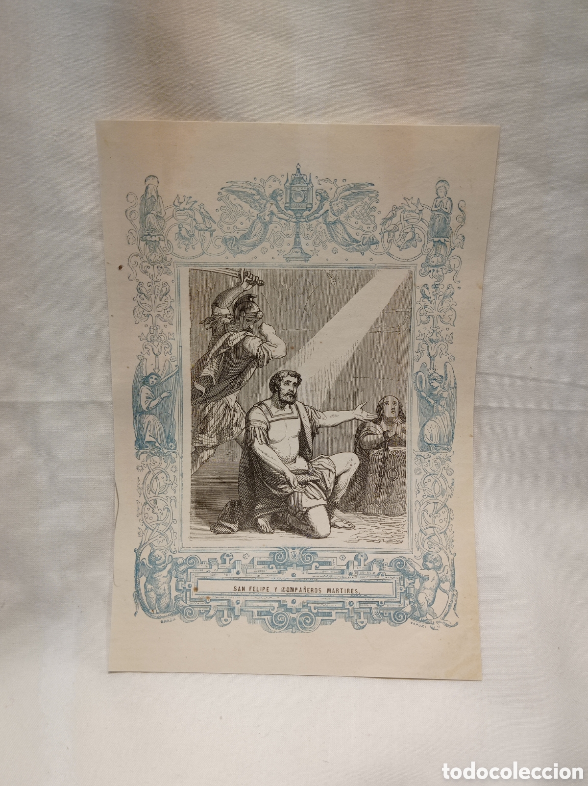 Arte: ANTIGUA LITOGRAF&Iacute;A SAN FELIPE Y COMPA&Ntilde;EROS M&Aacute;RTIRES 1853