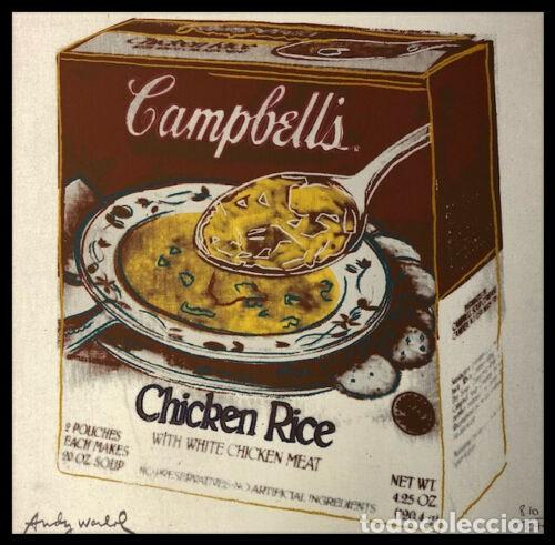 Arte: ANDY WARHOL - Chicken Rice - Ed. limitada. Firmada y numerada - Foto 1