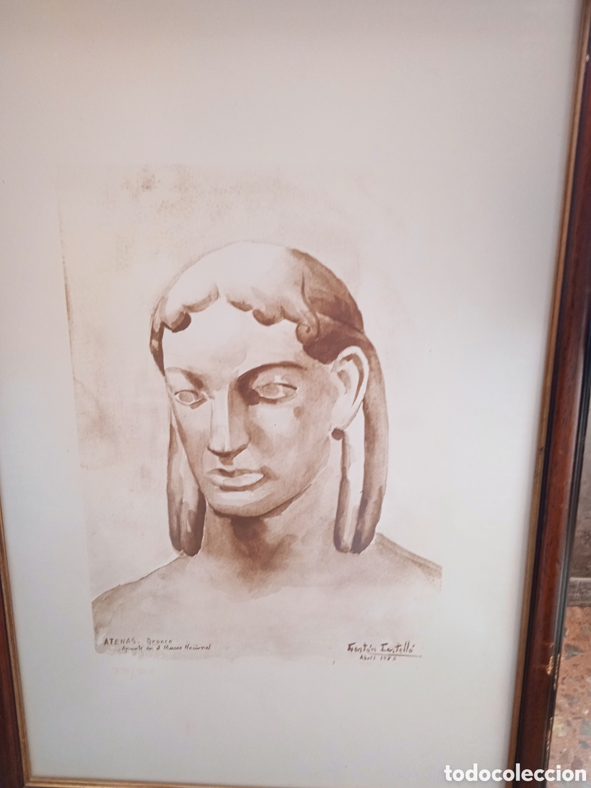 Arte: Litograf&iacute;a de Gast&oacute;n castello - Foto 3