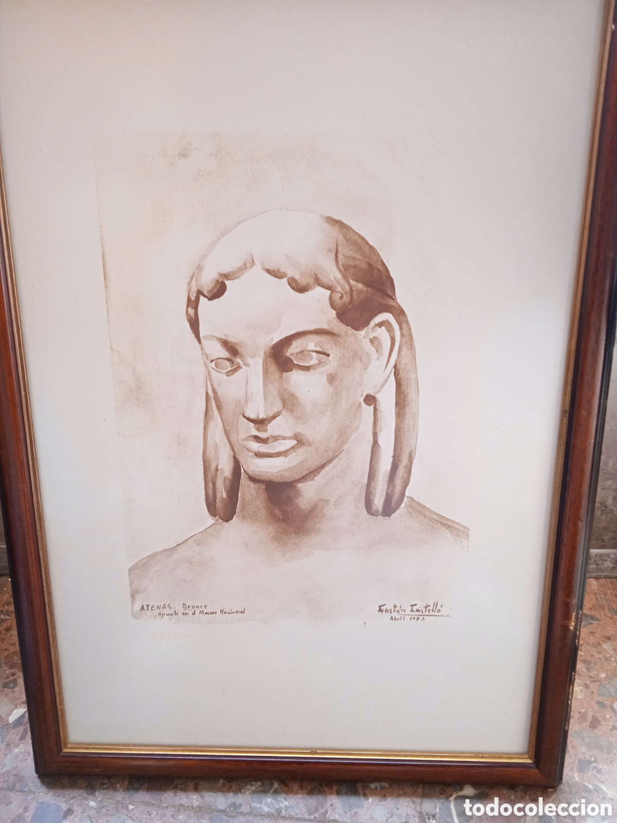 Arte: Litograf&iacute;a de Gast&oacute;n castello - Foto 1