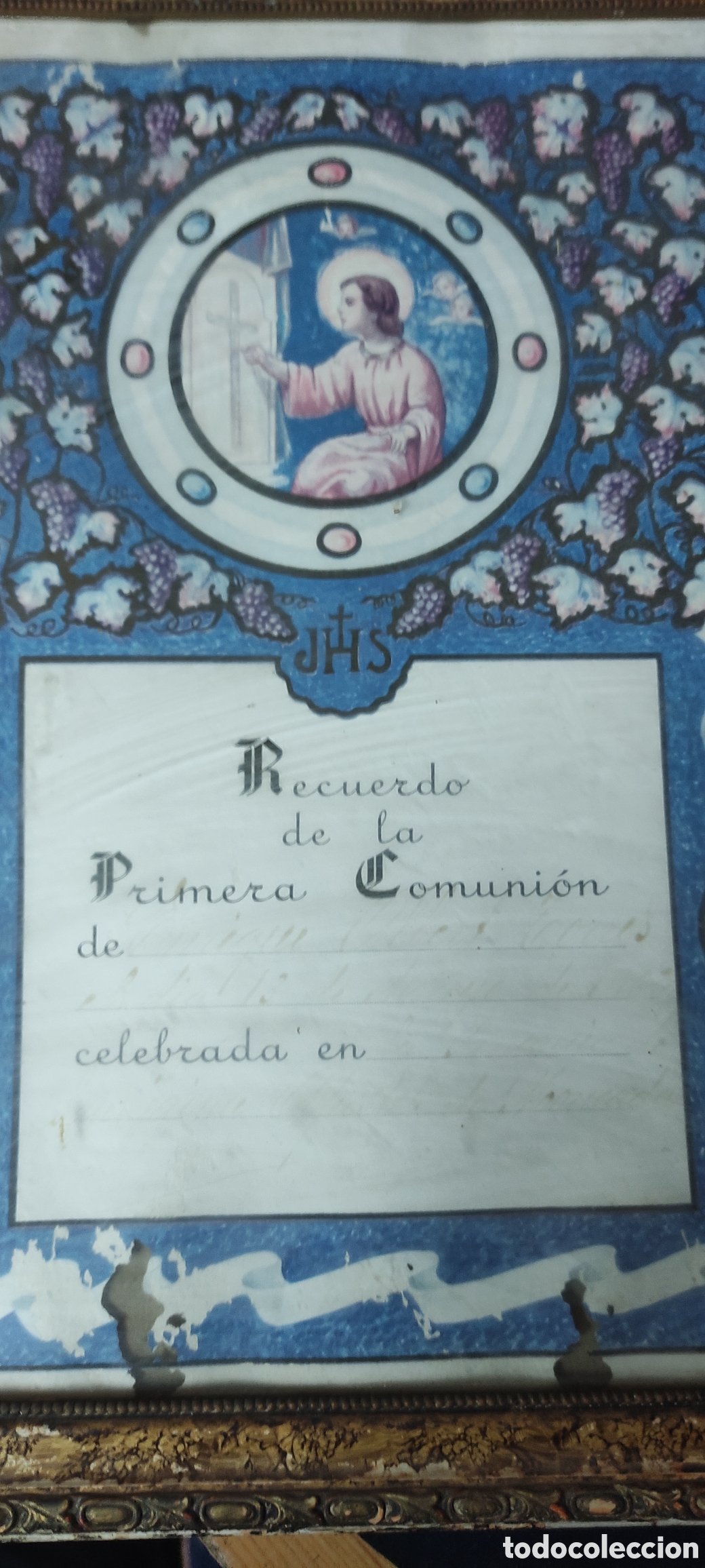 Arte: Cuadro / lamina recuerdo comunion - Foto 8