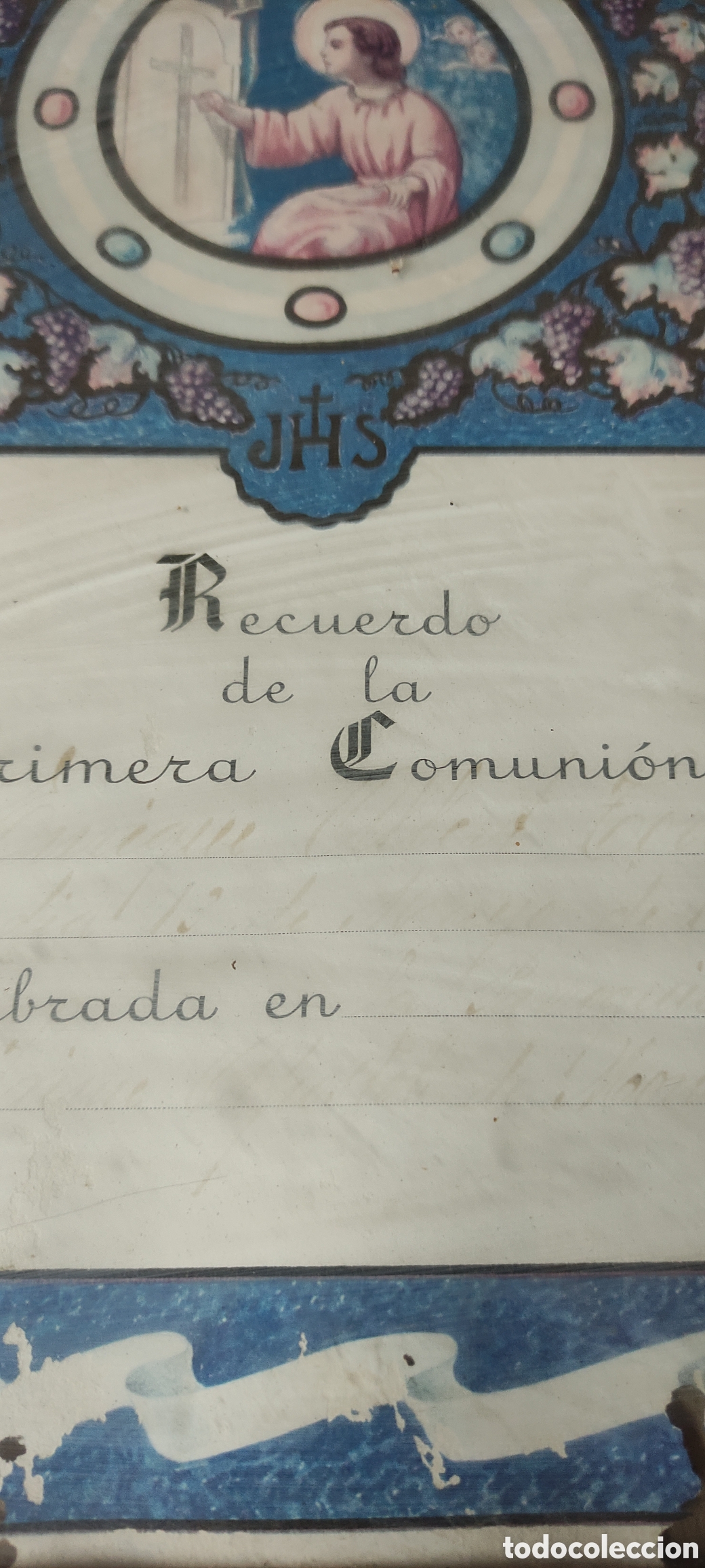 Arte: Cuadro / lamina recuerdo comunion - Foto 10