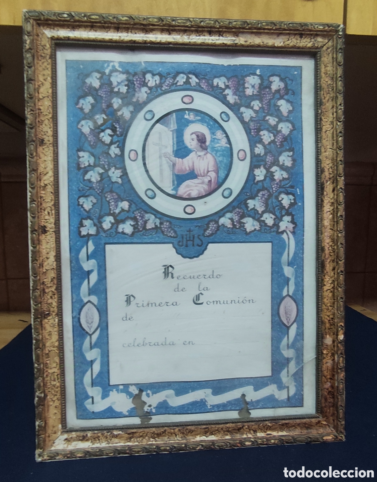 Arte: Cuadro / lamina recuerdo comunion - Foto 1