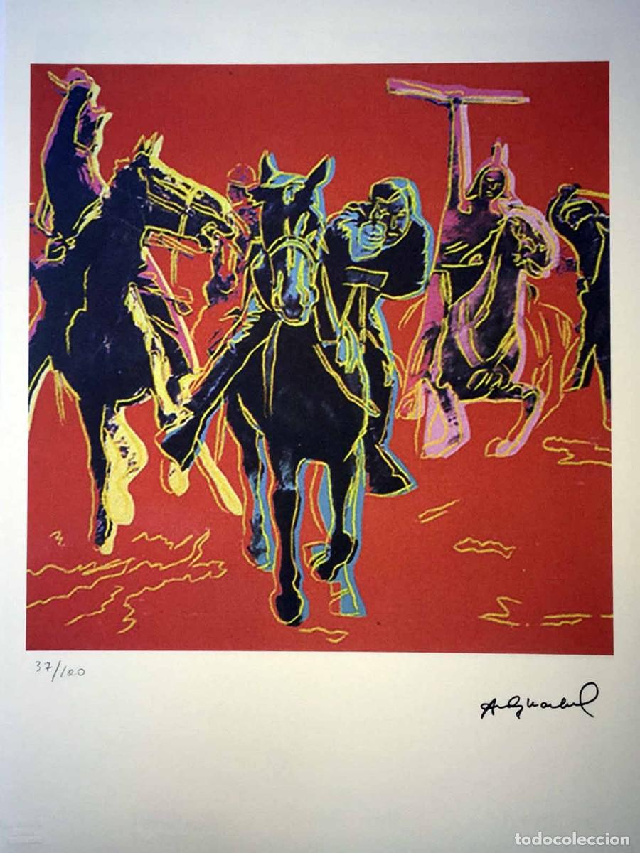 Arte: ANDY WARHOL - Litografia Ed. limitada 100 ejemplares. - Foto 1