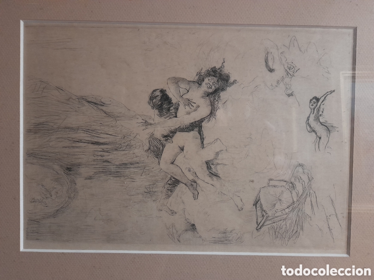 Arte: Litograf&iacute;a con marco - Foto 1