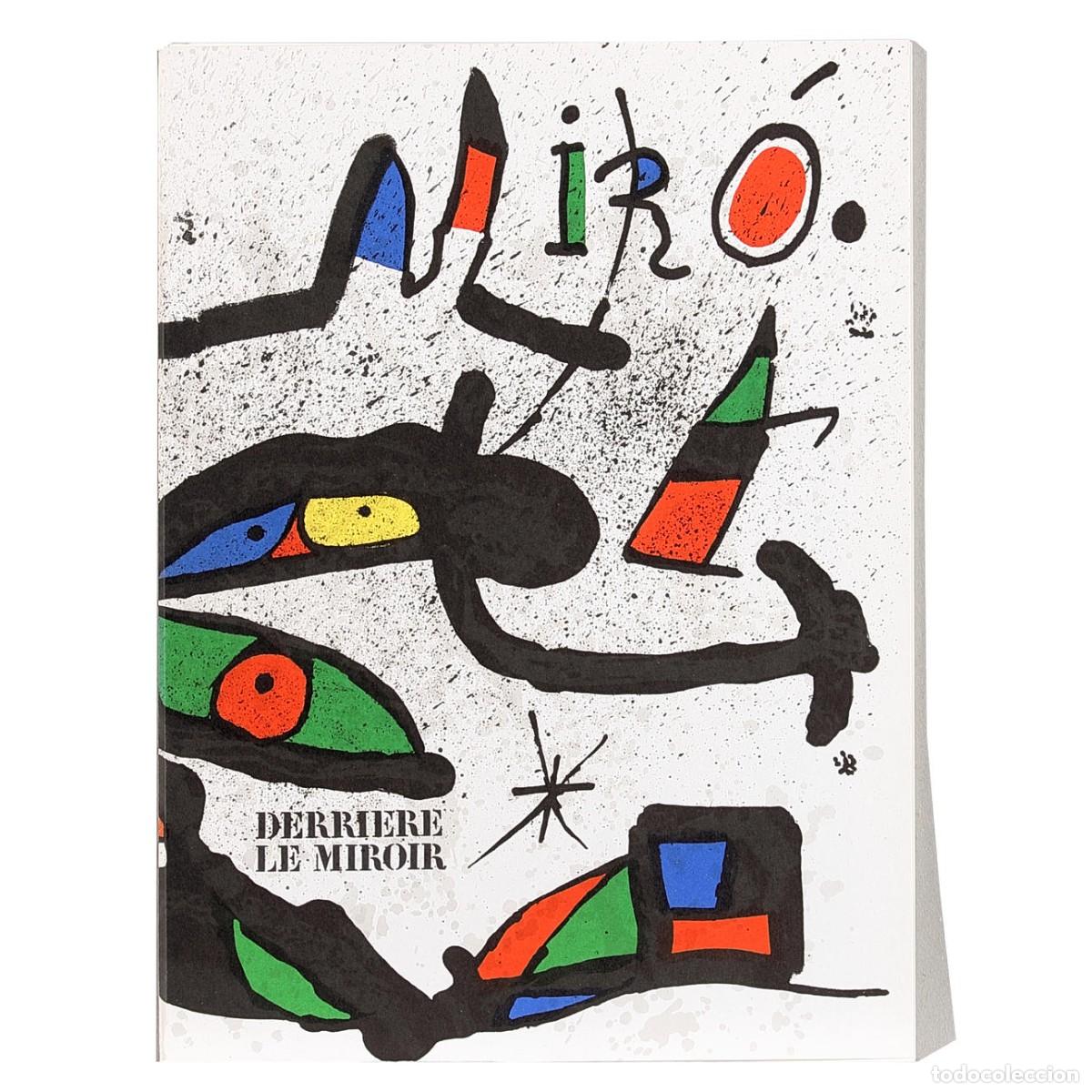 Art: DERRI&Egrave;RE LE MIROIR (DLM), MIR&Oacute;, litograf&iacute;as originales), 1978, edici&oacute;n Maeght Paris