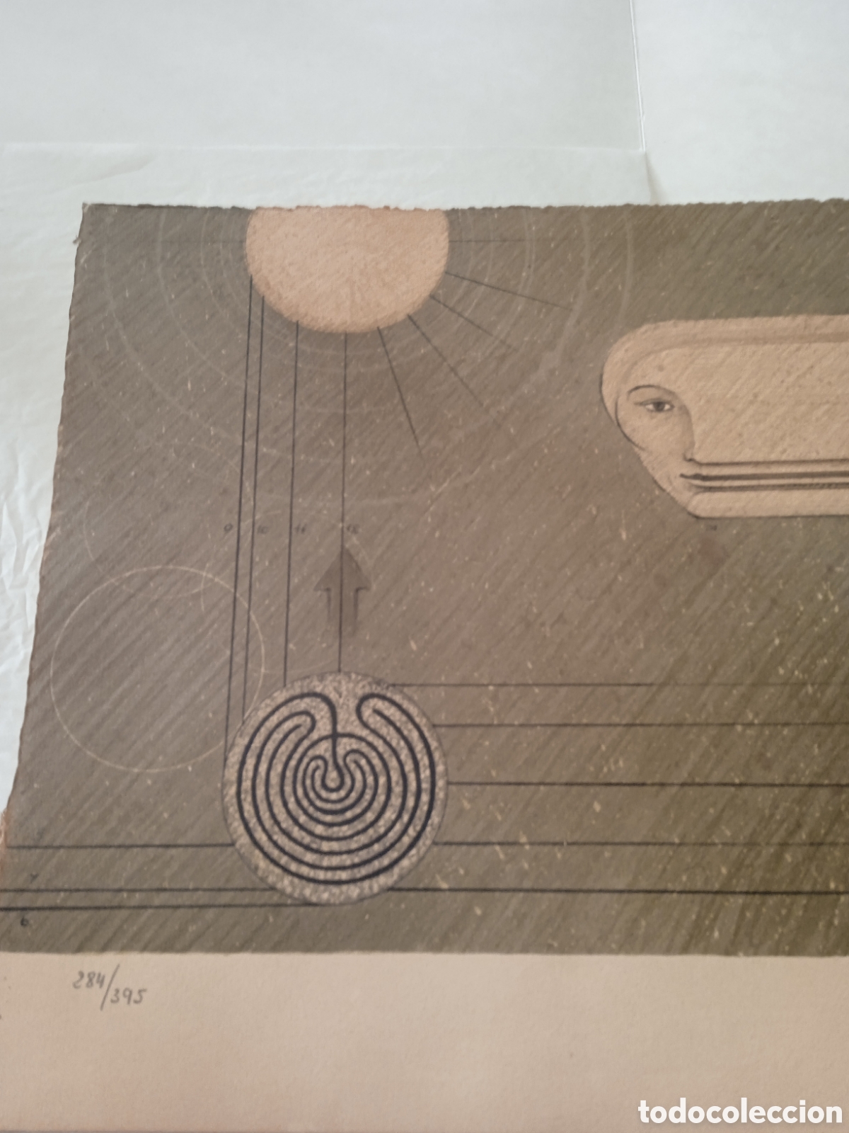 Arte: Litograf&iacute;a original SUBIRACHS - Foto 3