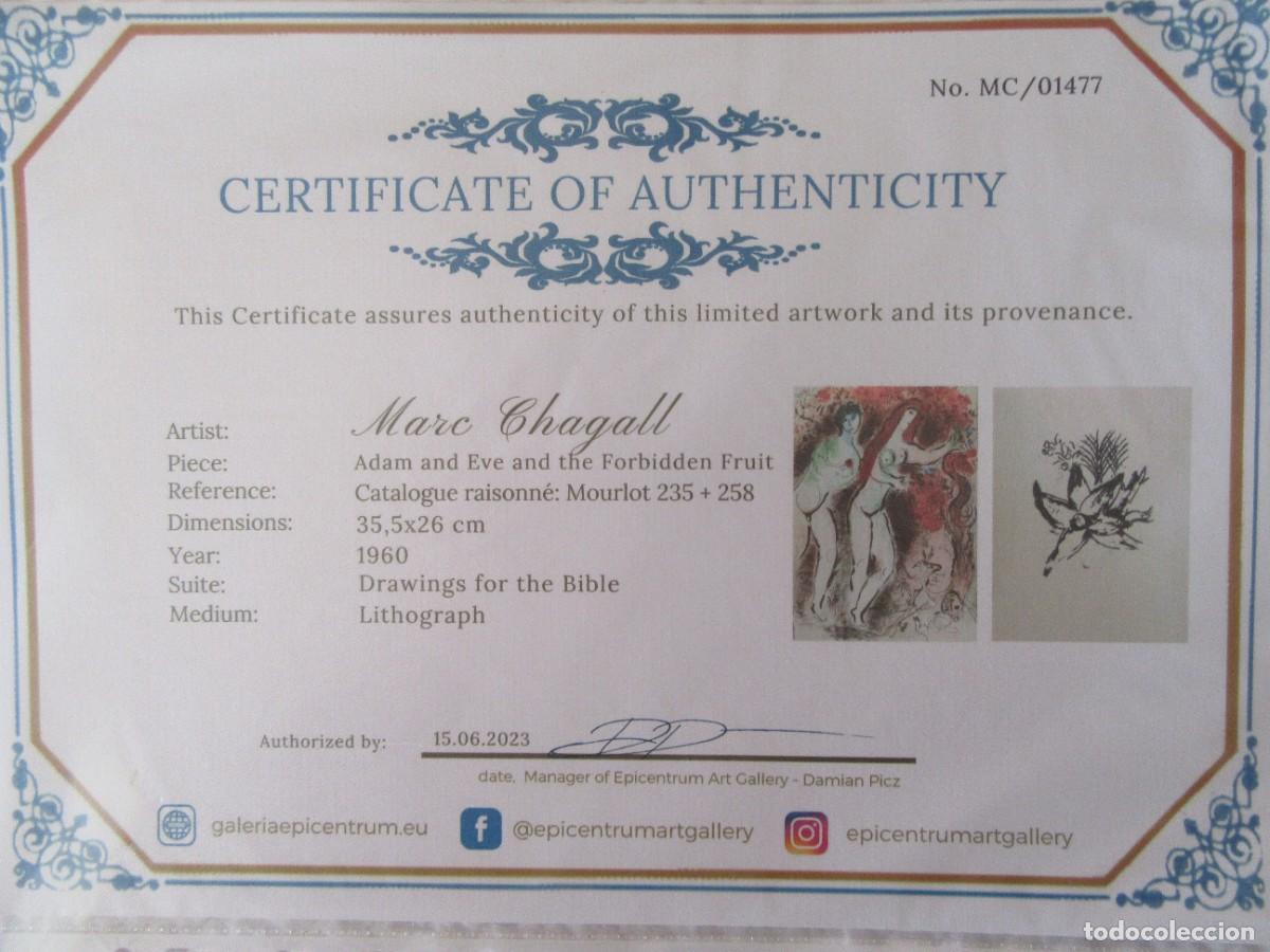 Arte: Marc Chagall. Litografia - Foto 3