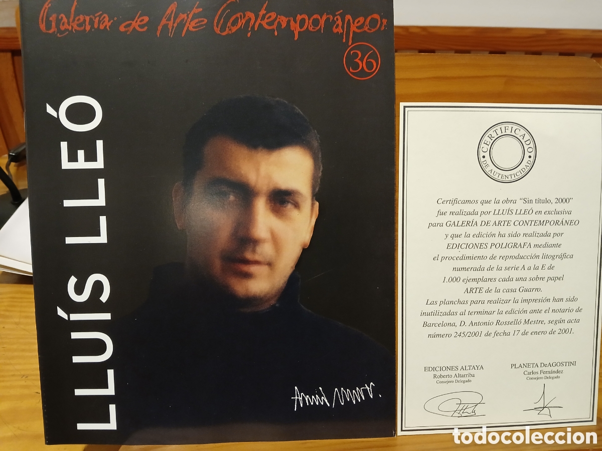 Arte: Litograf&iacute;a, Llu&iacute;s Lle&oacute;. - Foto 2