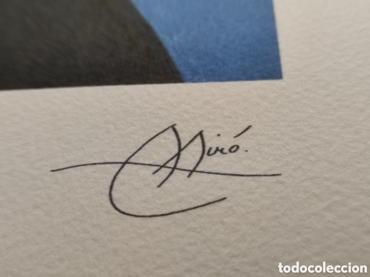 Arte: Mir&oacute;, litograf&iacute;a 15/150 numerada a mano - Foto 7