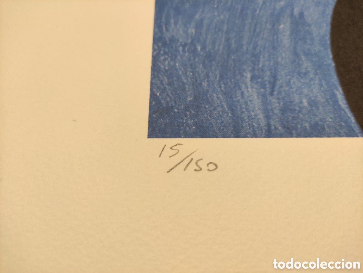 Arte: Mir&oacute;, litograf&iacute;a 15/150 numerada a mano - Foto 3