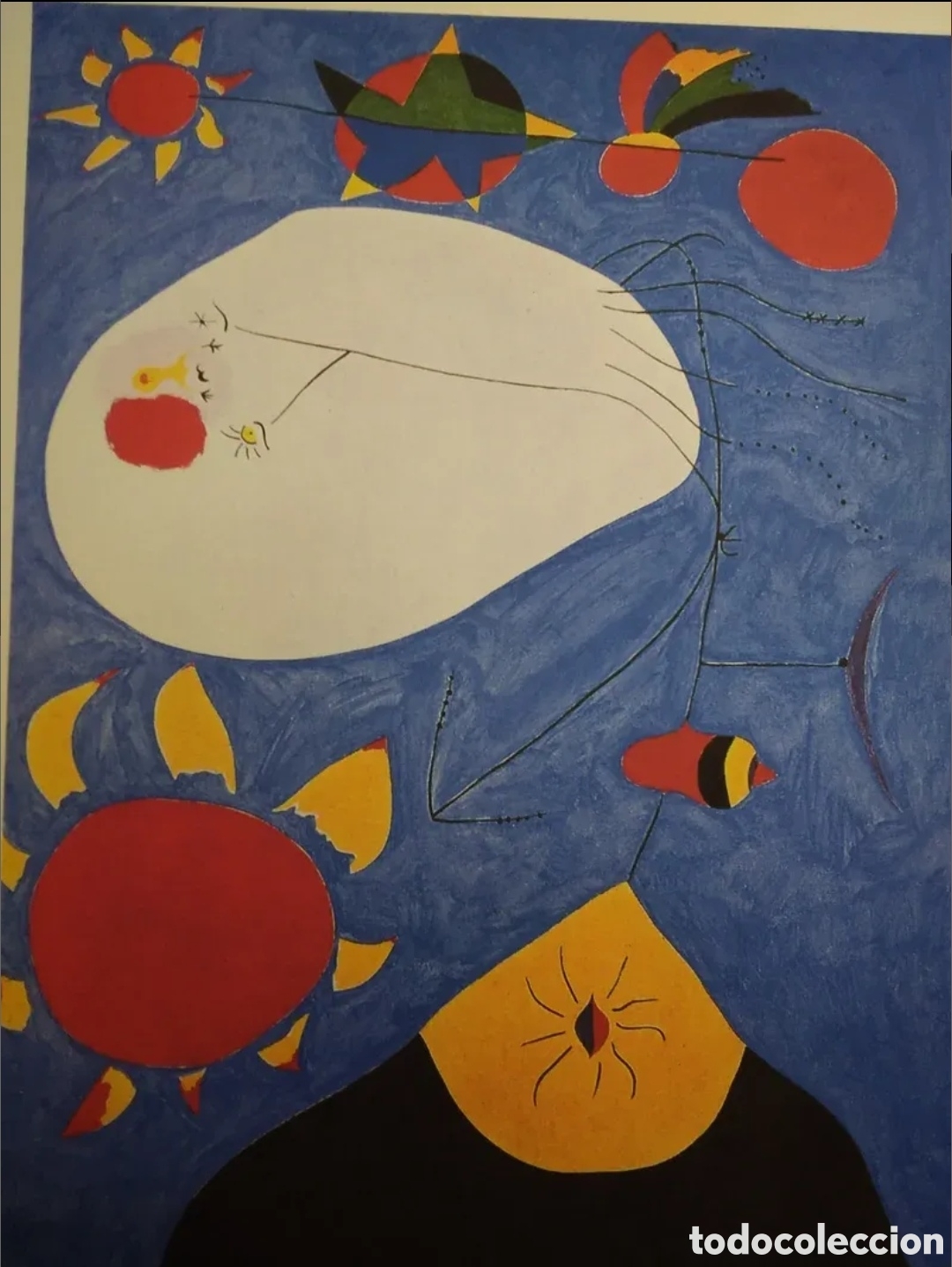 Arte: Mir&oacute;, litograf&iacute;a 15/150 numerada a mano - Foto 1