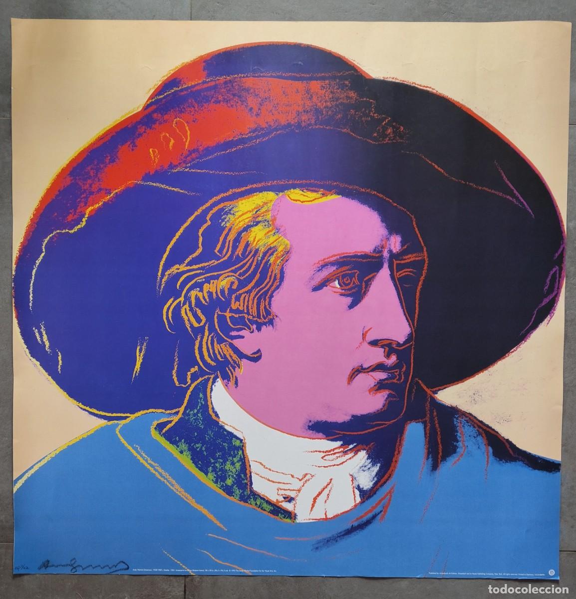 Arte: Andy WARHOL: Goethe / 97 x 98 cm. - Foto 1