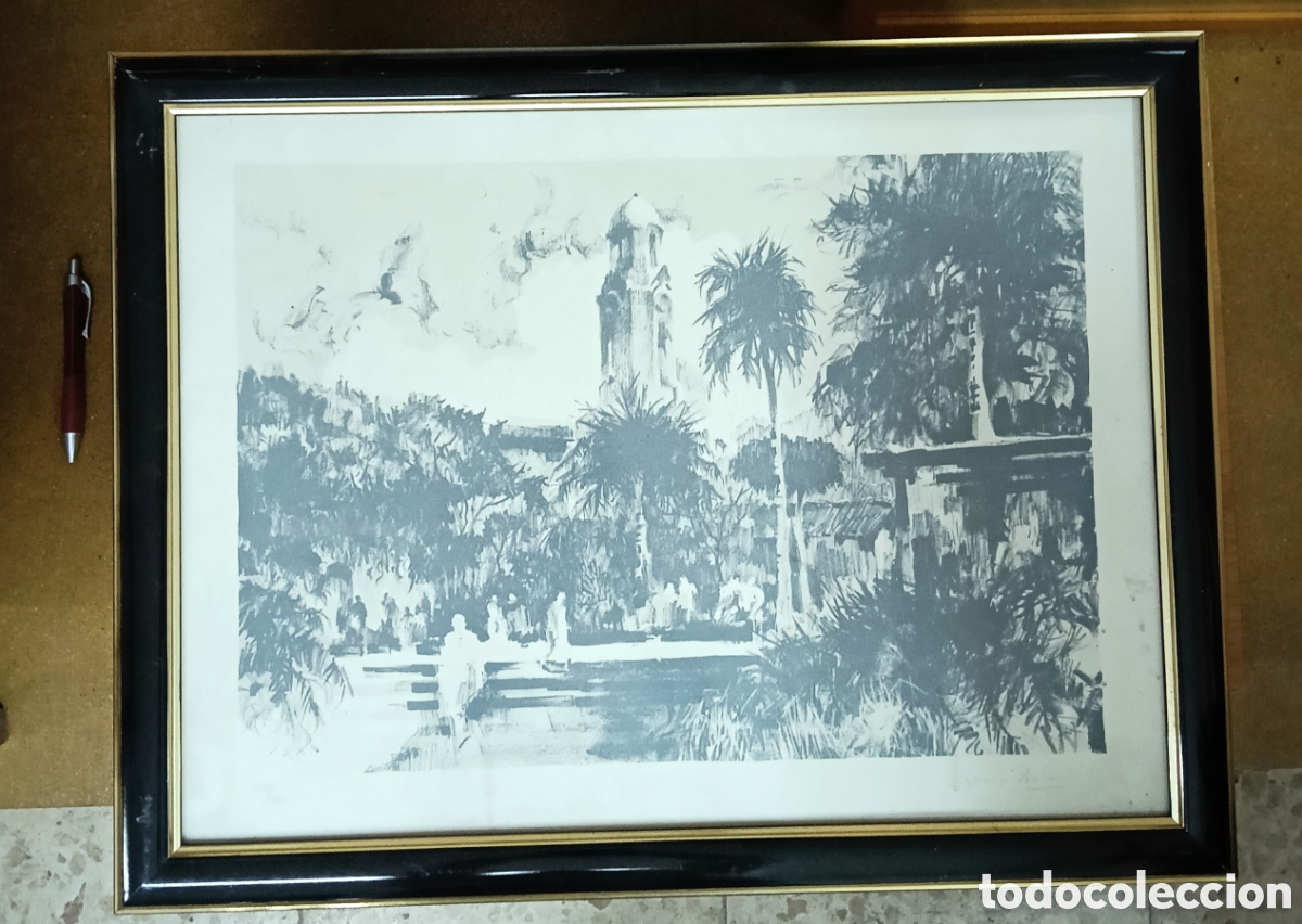 Arte: Cuadro Litograf&iacute;a original de Jos&eacute; Sala - Foto 2