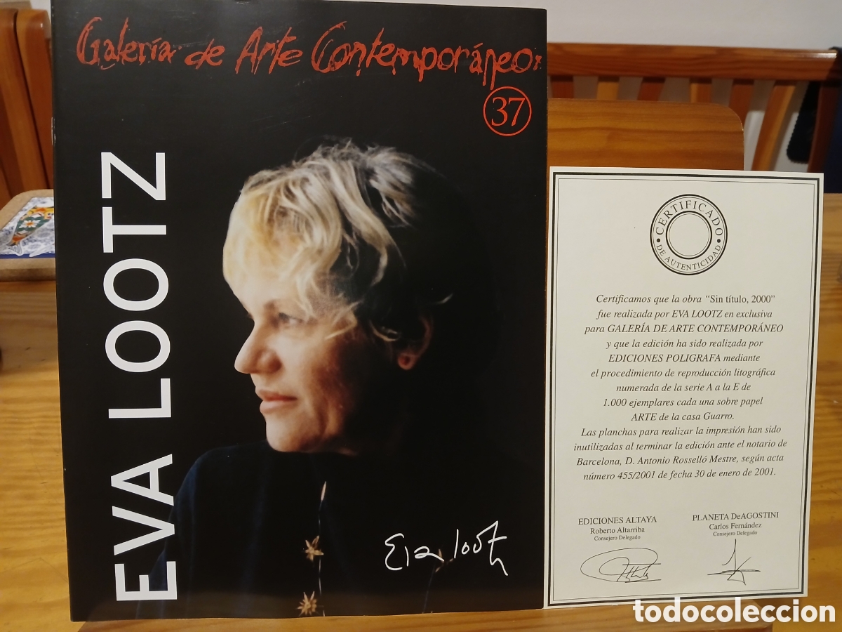 Arte: Litograf&iacute;a. Eva Lootz. - Foto 2