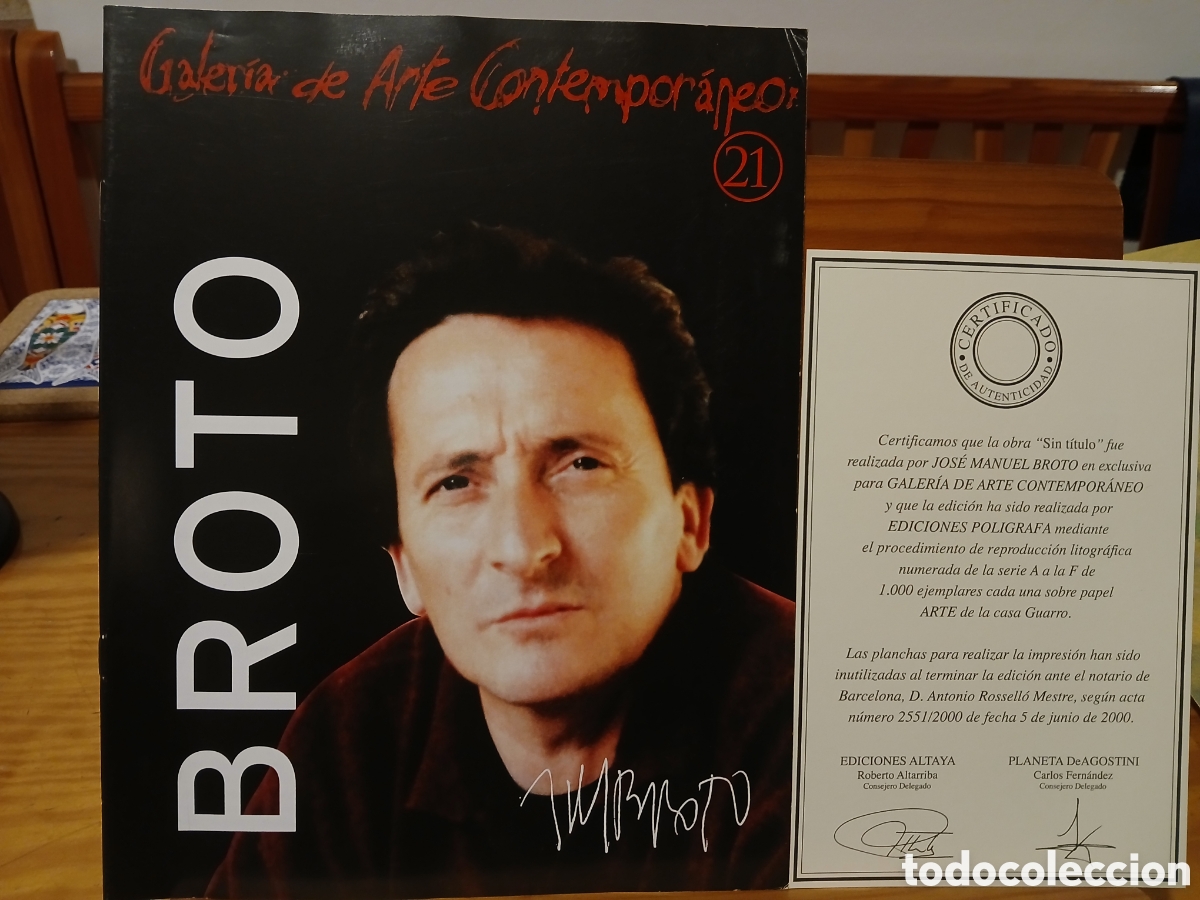Arte: Litograf&iacute;a. Jos&eacute; Manuel Broto. - Foto 2