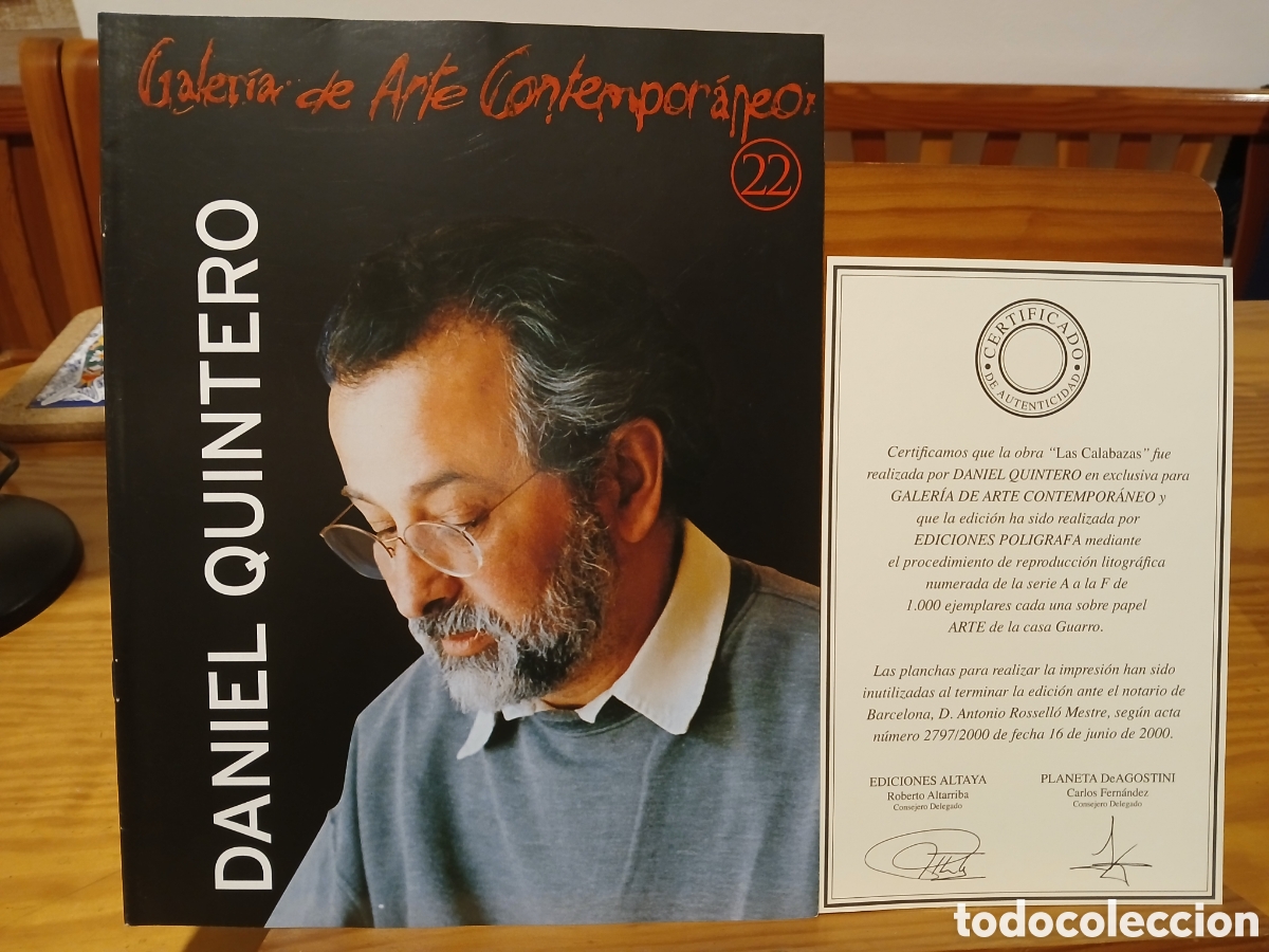 Arte: Litograf&iacute;a de t&iacute;tulo &rdquo; Las Calabazas &rdquo;. Daniel Quintero. - Foto 2