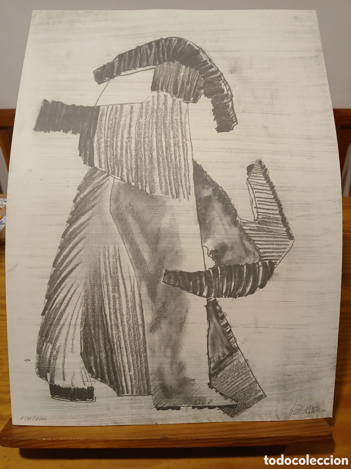 Arte: Litograf&iacute;a. Francisco Leiro. - Foto 1