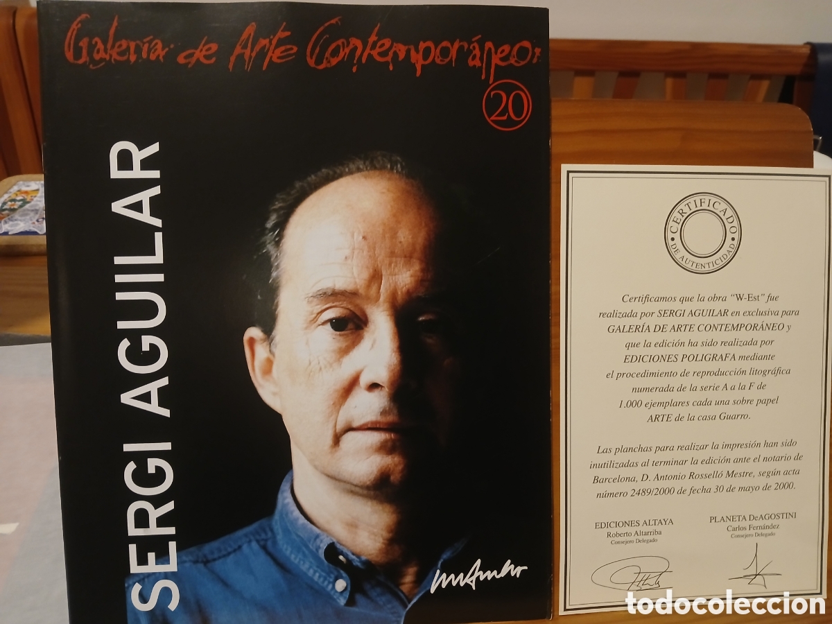 Arte: Litograf&iacute;a de t&iacute;tulo &rdquo; W-Est &rdquo;. Sergi Aguilar. - Foto 2