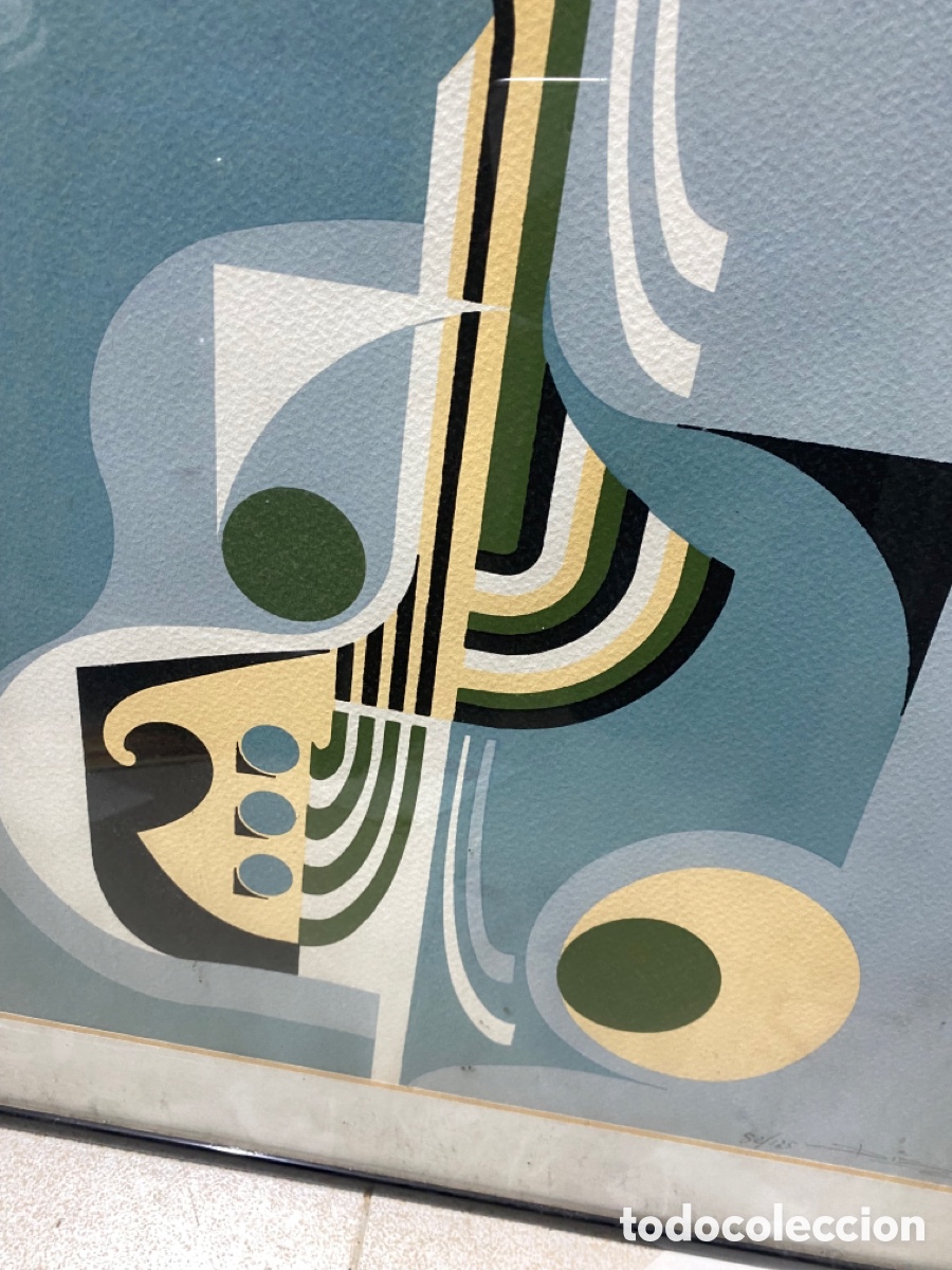 Arte: Litograf&iacute;a numerada pintor gallego Diz - Foto 2