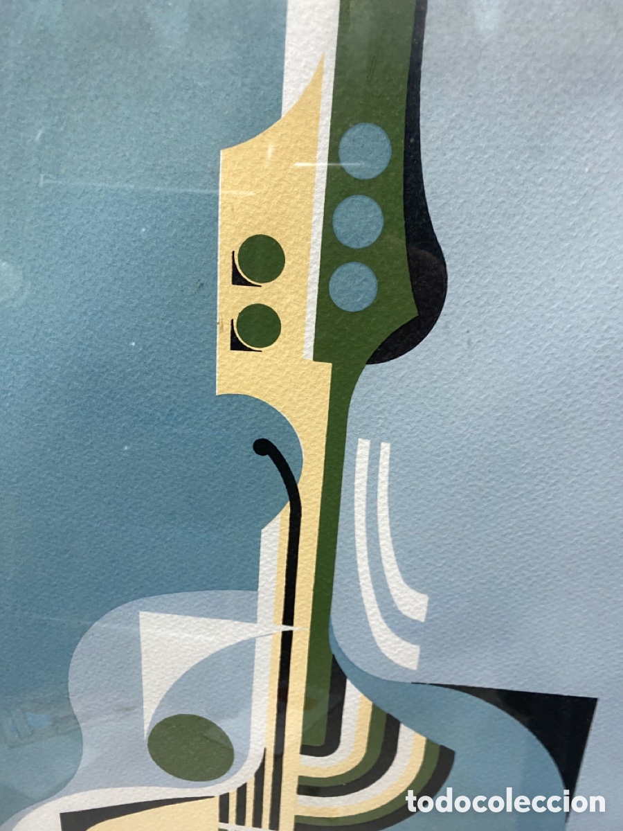 Arte: Litograf&iacute;a numerada pintor gallego Diz - Foto 3