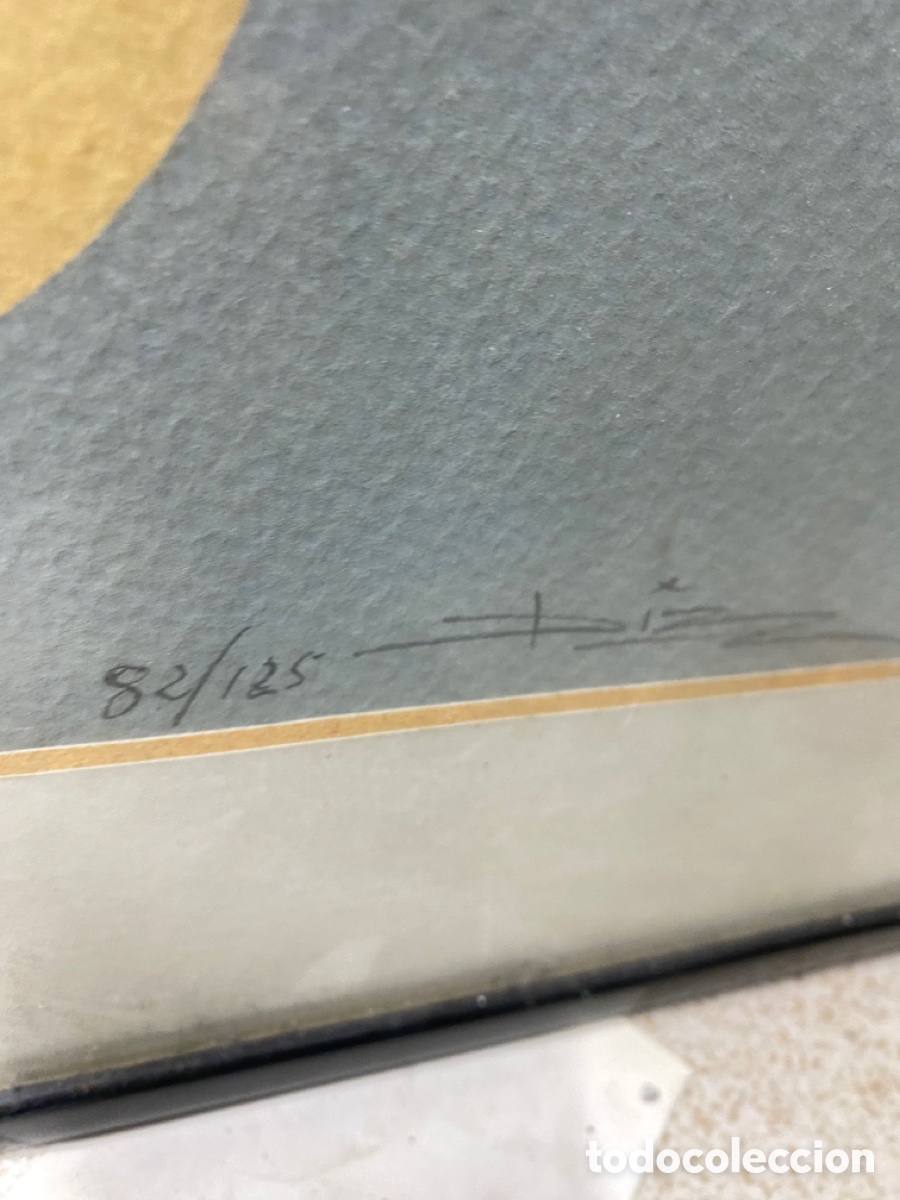 Arte: Litograf&iacute;a numerada pintor gallego Diz - Foto 4