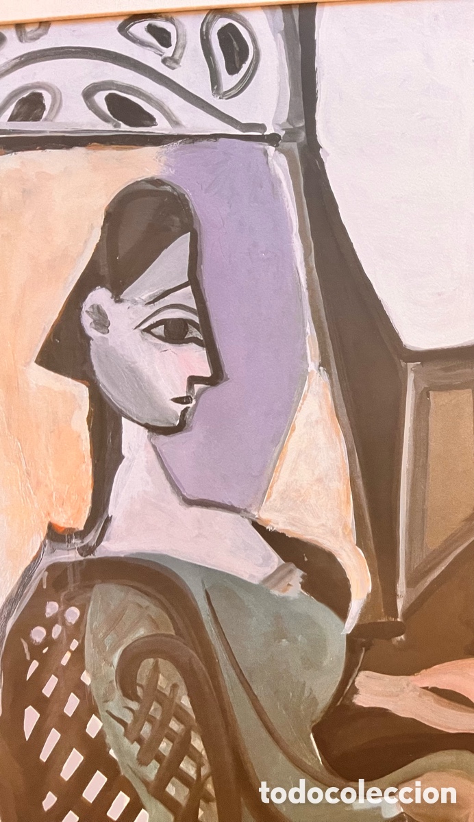 Arte: Litograf&iacute;a Picasso Jacqueline - Foto 2