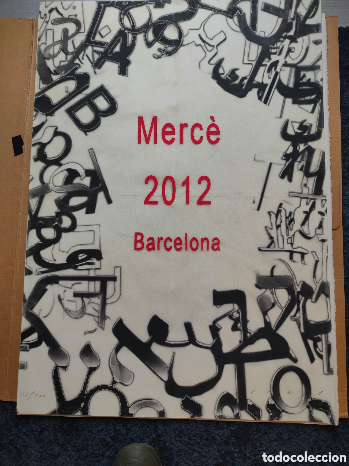 Arte: Jaume Plensa Litograf&iacute;a Merc&egrave; 2012